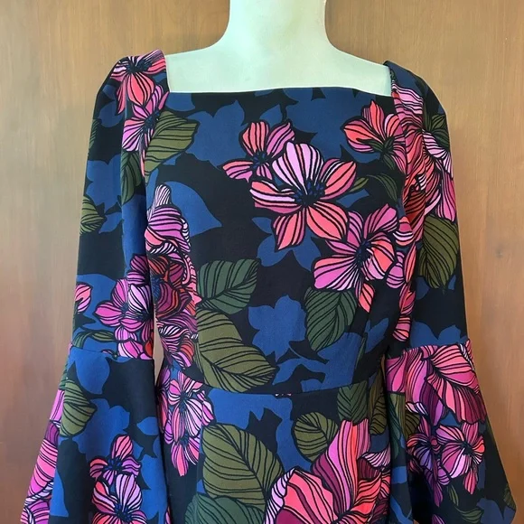Trina Turk Multicolor Floral Dress - Picture 4 of 5
